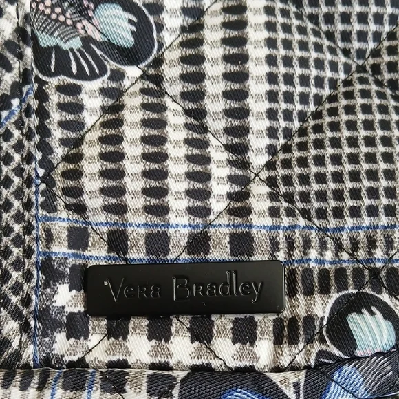 Vera Bradley Floral Checkered Sling Bag - Picture 6 of 9